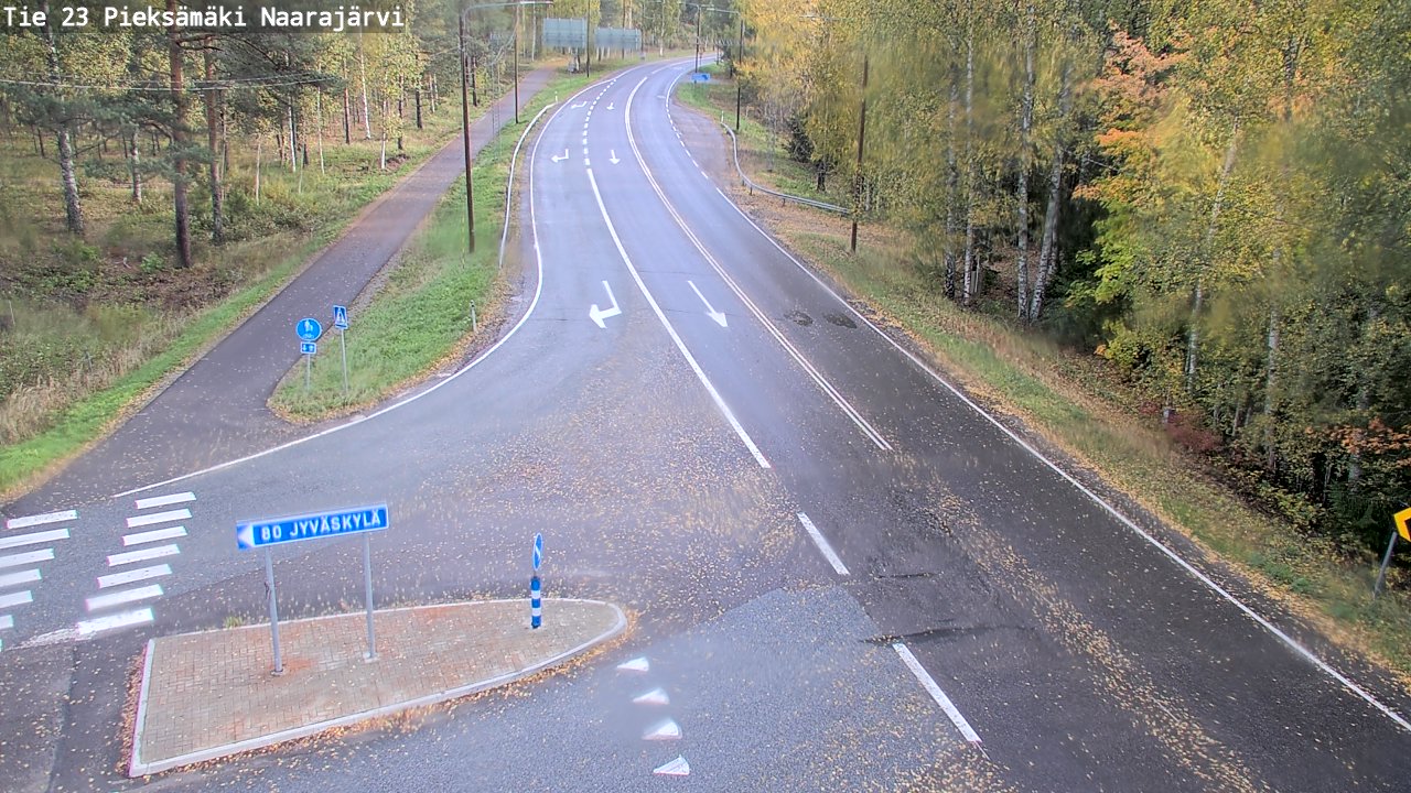 Weather Camera Image Road 23 Pieksämäki, Naarajärvi, Pieksämäki, Etelä-Savo