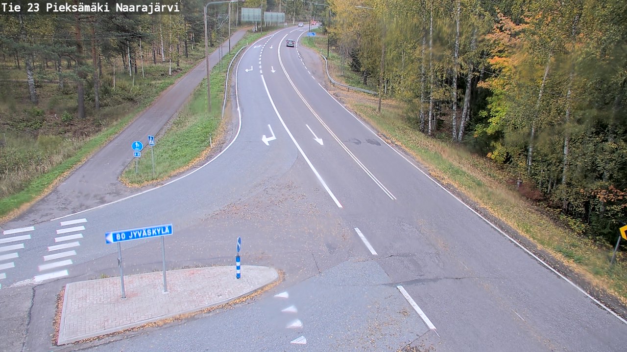 Weather Camera Image Road 23 Pieksämäki, Naarajärvi, Pieksämäki, Etelä-Savo