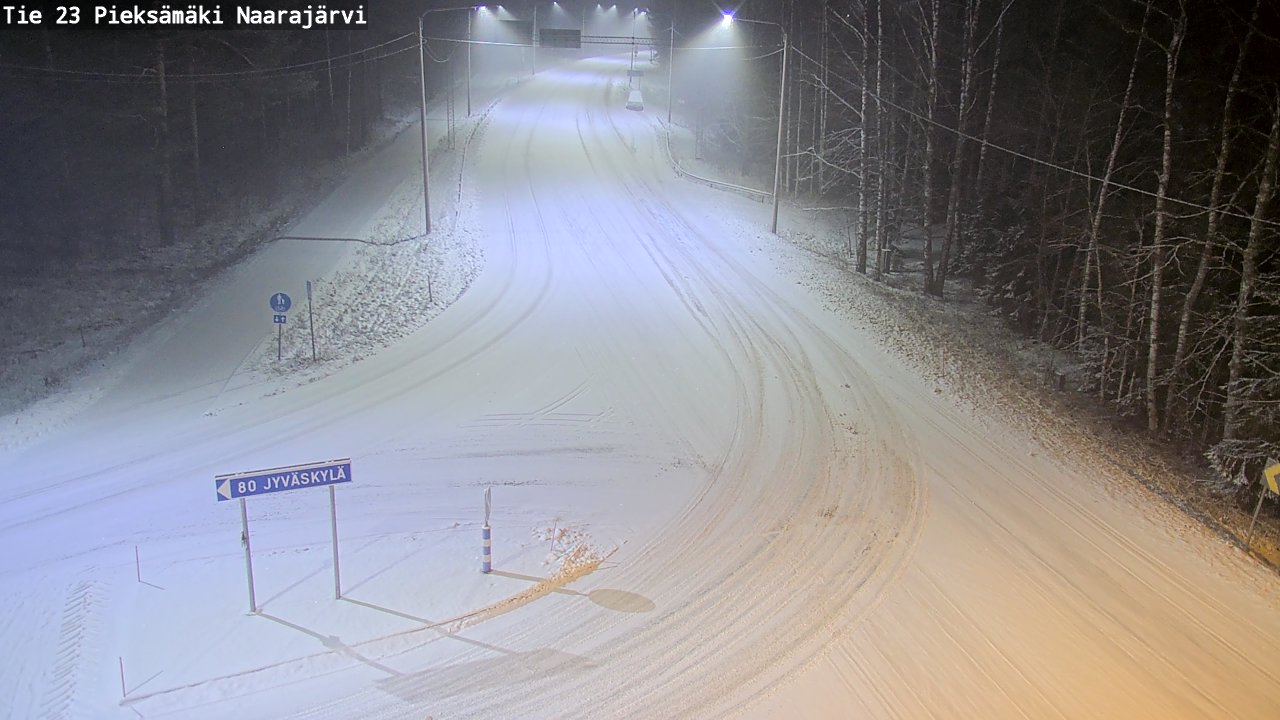 Kelikamerat Kuva Tie 23 Pieksämäki, Naarajärvi, Pieksämäki, Etelä-Savo