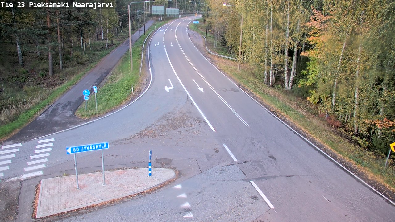 Weather Camera Image Road 23 Pieksämäki, Naarajärvi, Pieksämäki, Etelä-Savo