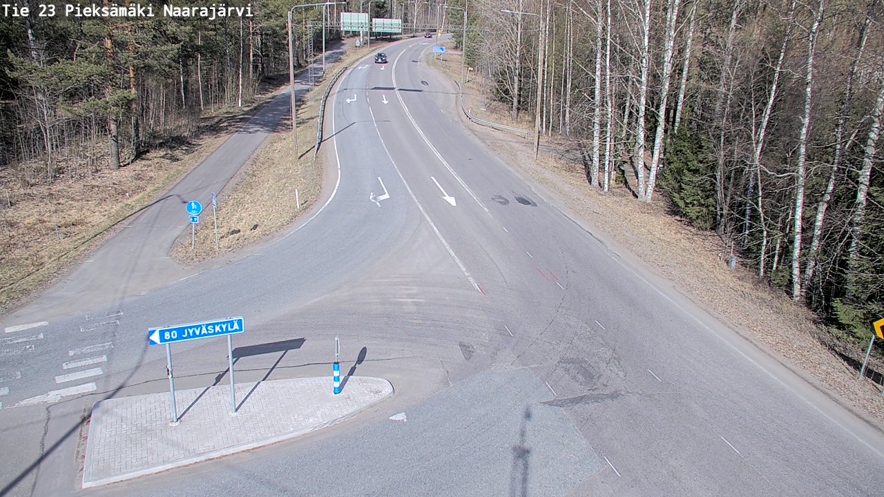 Kelikamerat Kuva Tie 23 Pieksämäki, Naarajärvi, Pieksämäki, Etelä-Savo