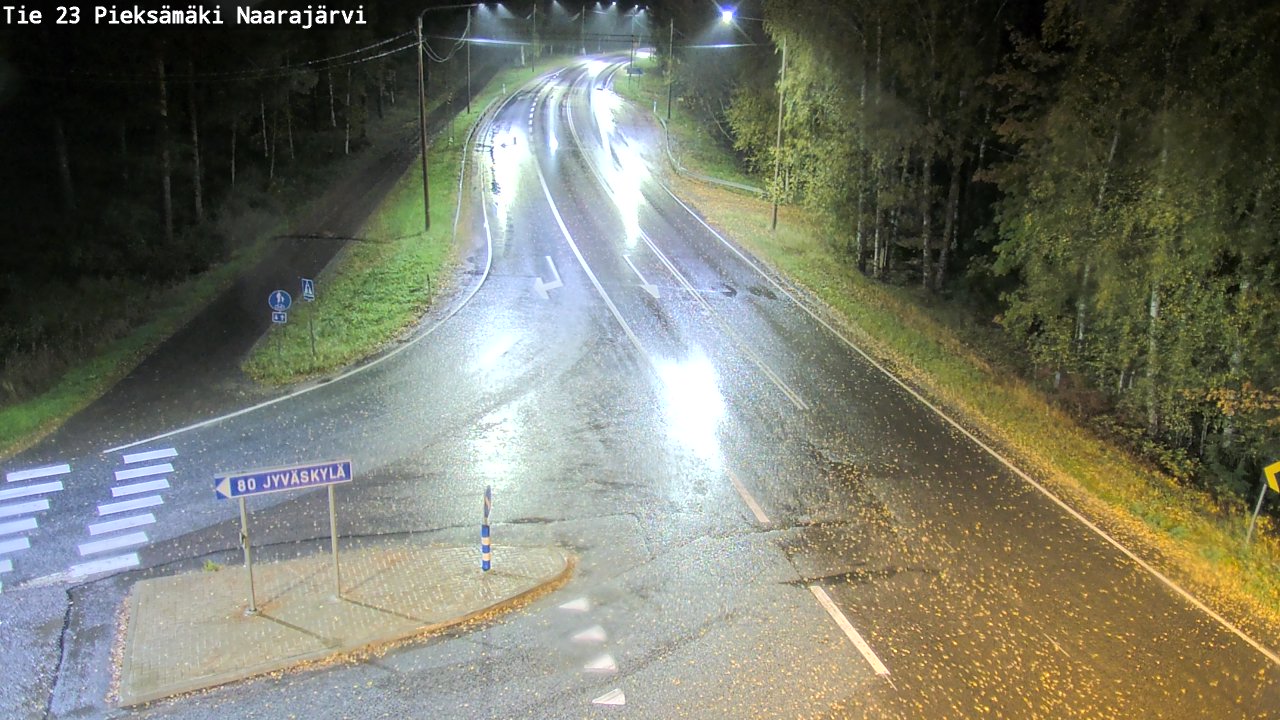 Weather Camera Image Road 23 Pieksämäki, Naarajärvi, Pieksämäki, Etelä-Savo