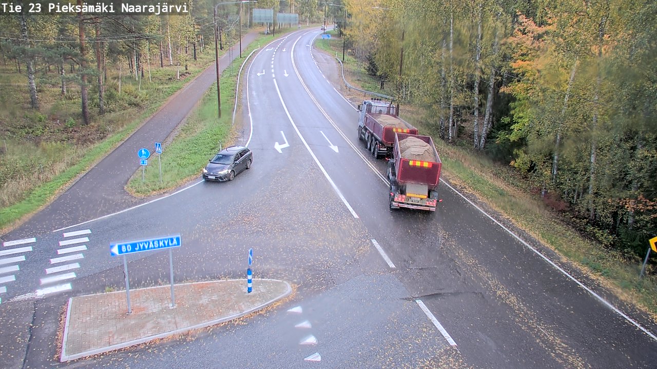 Weather Camera Image Road 23 Pieksämäki, Naarajärvi, Pieksämäki, Etelä-Savo