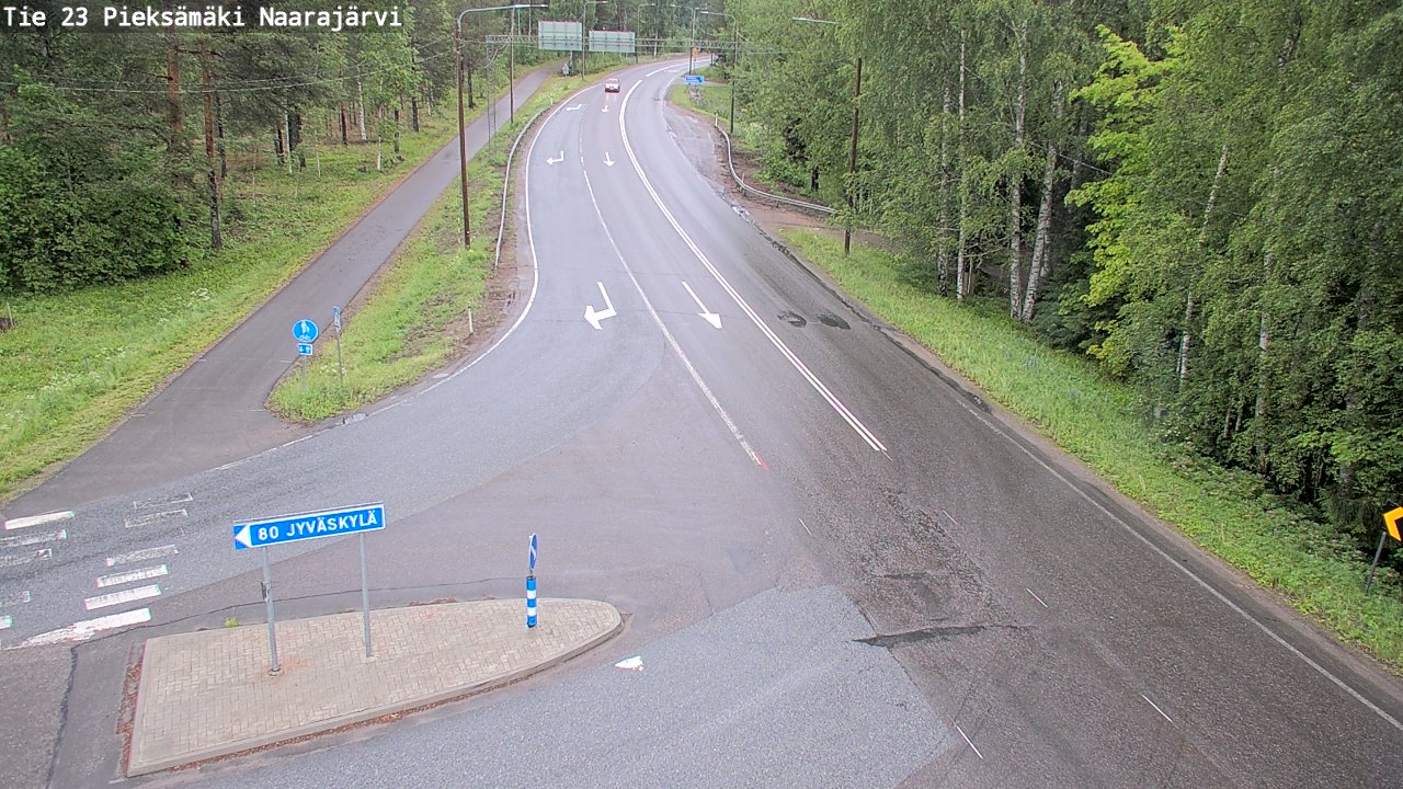 Weather Camera Image Road 23 Pieksämäki, Naarajärvi, Pieksämäki, Etelä-Savo