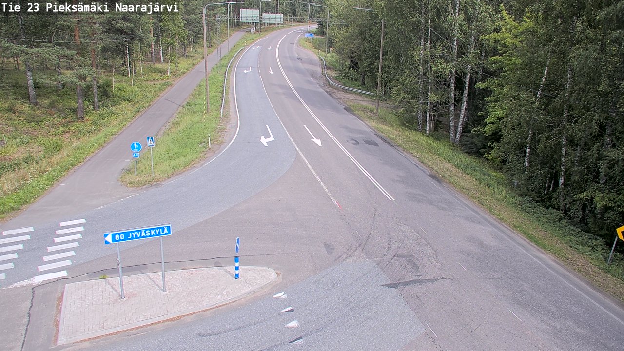 Kelikamerat Kuva Tie 23 Pieksämäki, Naarajärvi, Pieksämäki, Etelä-Savo