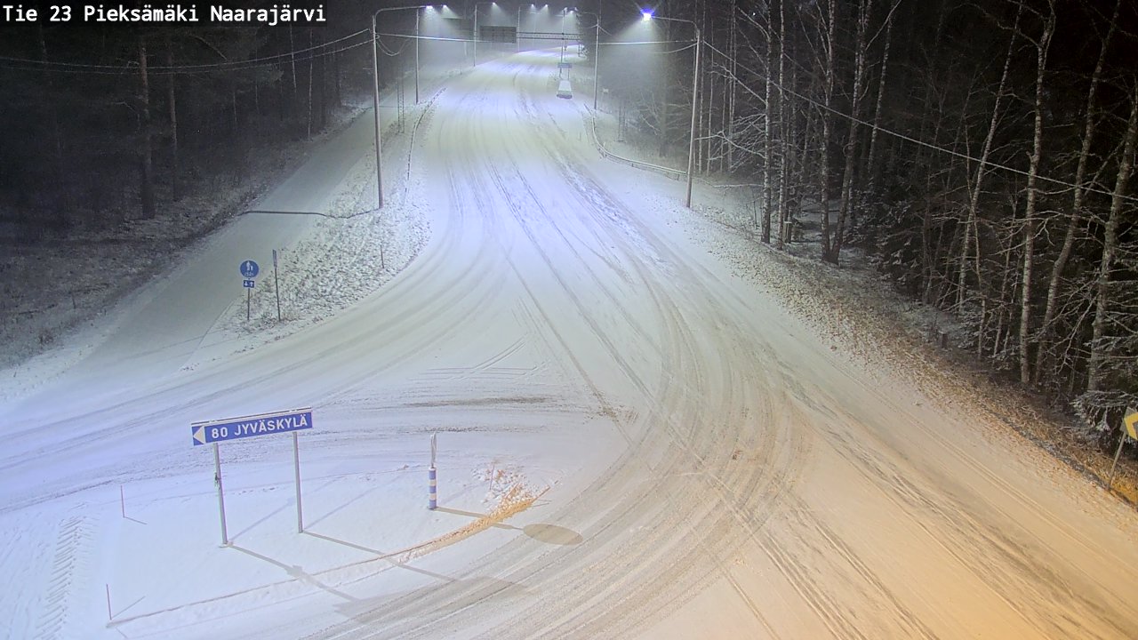 Kelikamerat Kuva Tie 23 Pieksämäki, Naarajärvi, Pieksämäki, Etelä-Savo