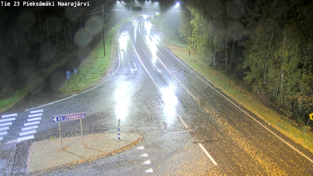 Weather Camera Image Road 23 Pieksämäki, Naarajärvi, Pieksämäki, Etelä-Savo