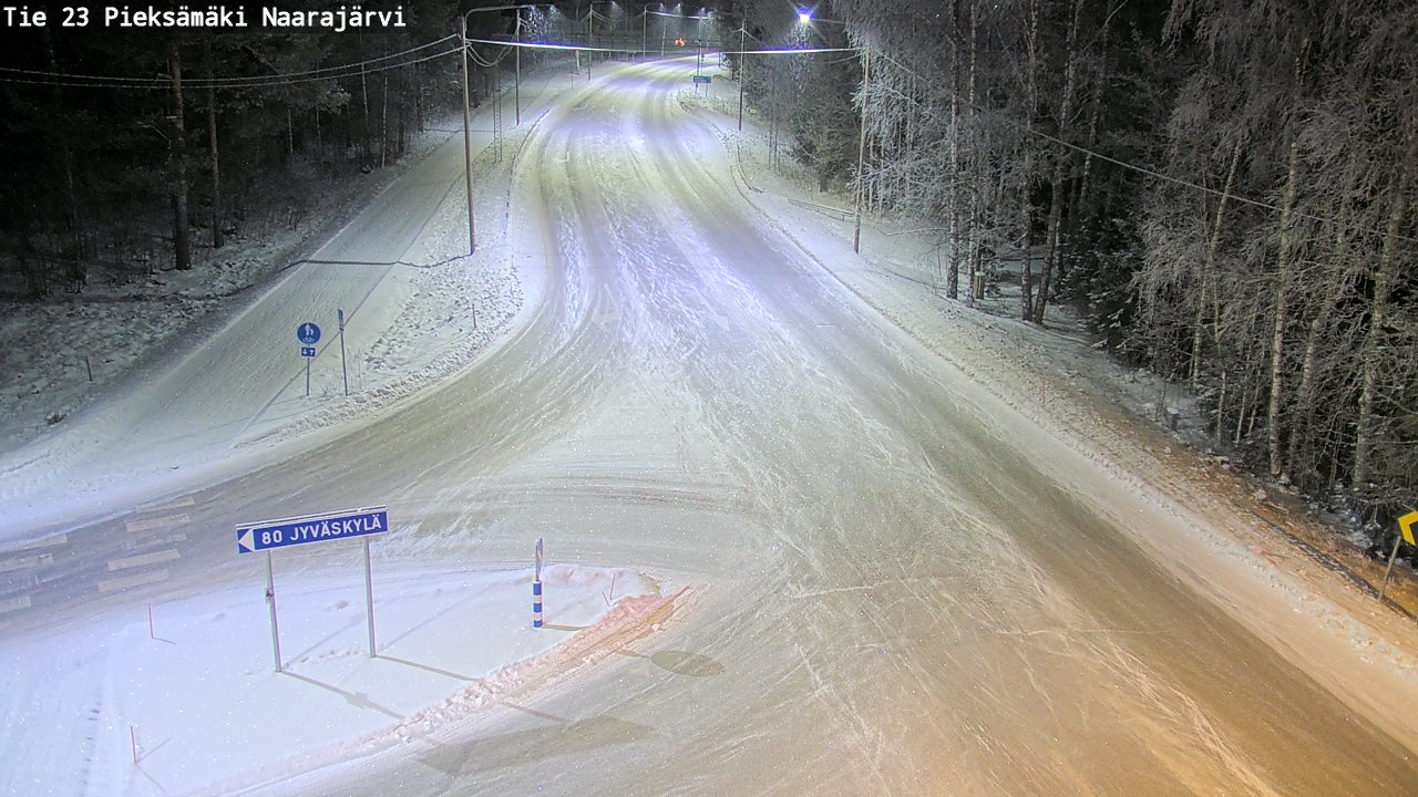 Kelikamerat Kuva Tie 23 Pieksämäki, Naarajärvi, Pieksämäki, Etelä-Savo