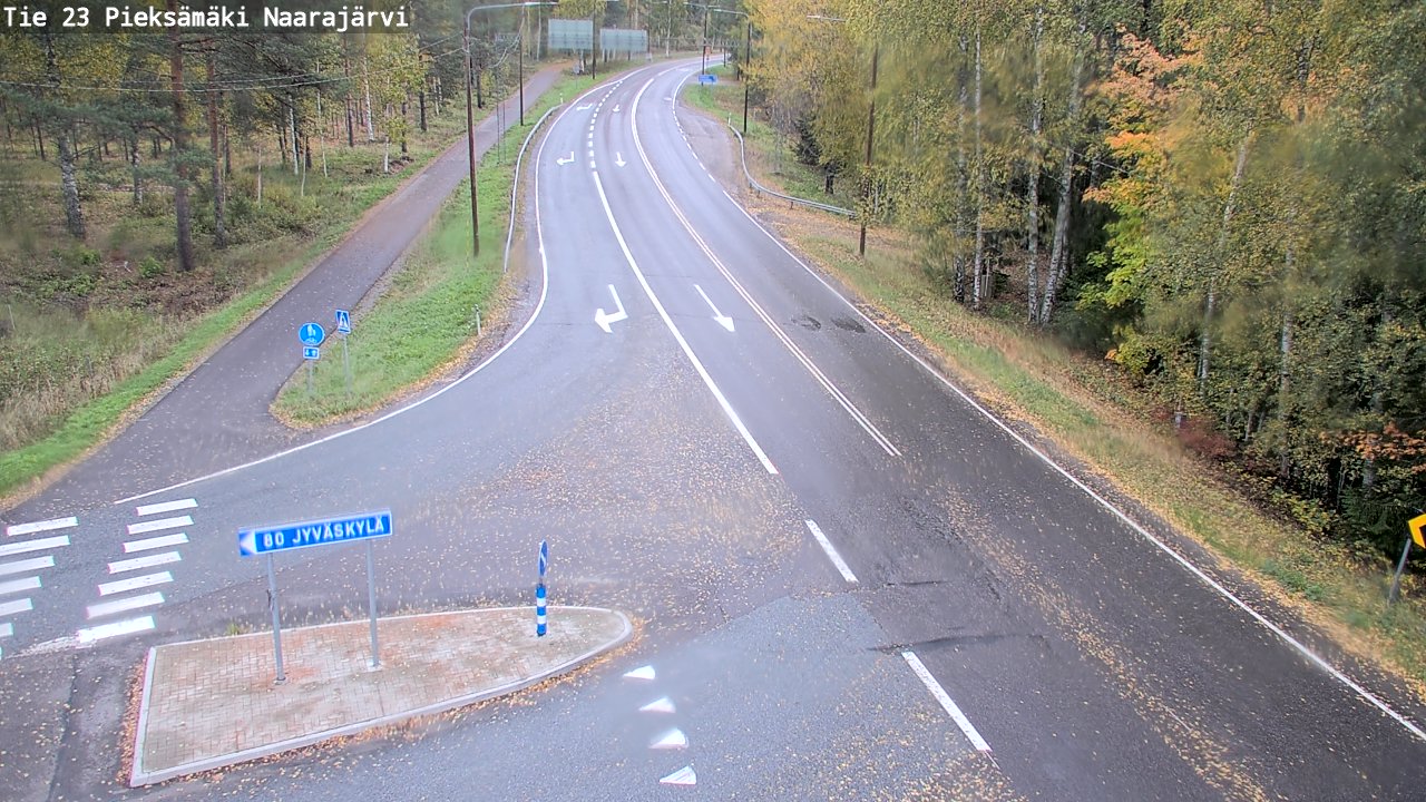 Weather Camera Image Road 23 Pieksämäki, Naarajärvi, Pieksämäki, Etelä-Savo