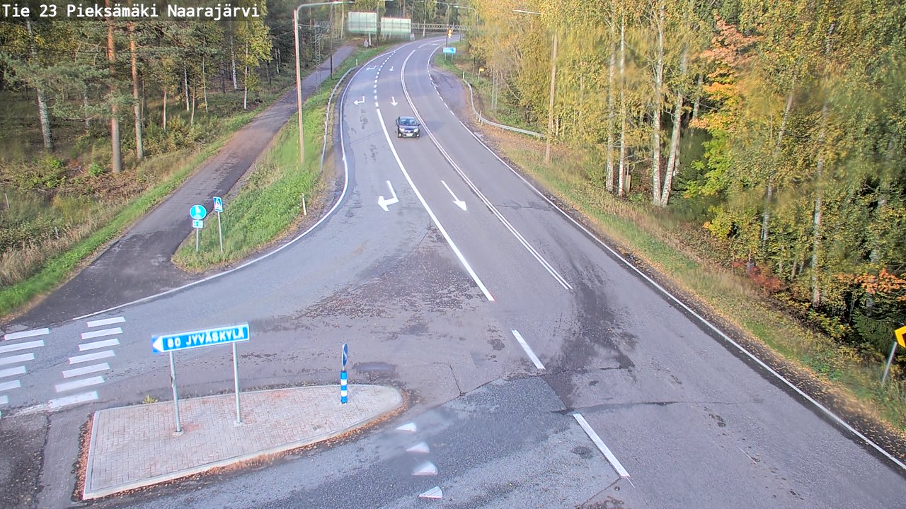 Weather Camera Image Road 23 Pieksämäki, Naarajärvi, Pieksämäki, Etelä-Savo