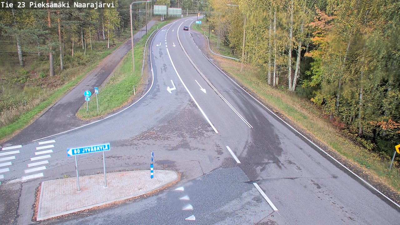 Weather Camera Image Road 23 Pieksämäki, Naarajärvi, Pieksämäki, Etelä-Savo
