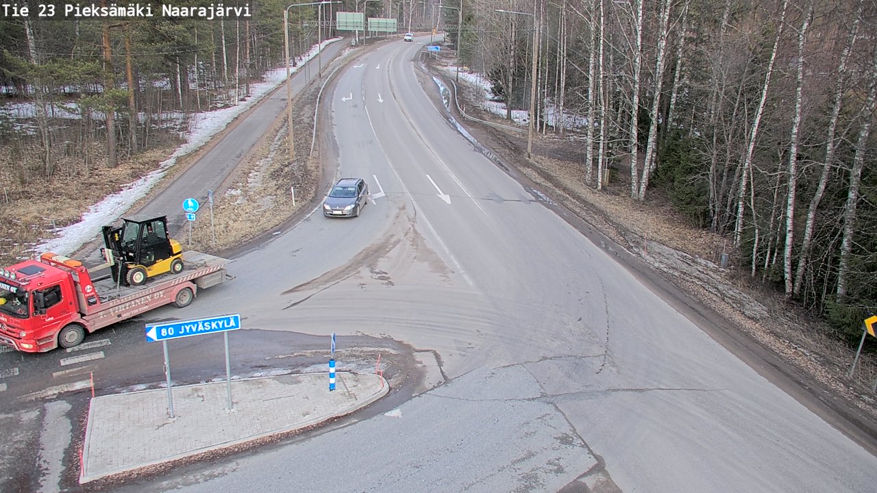 Kelikamerat Kuva Tie 23 Pieksämäki, Naarajärvi, Pieksämäki, Etelä-Savo