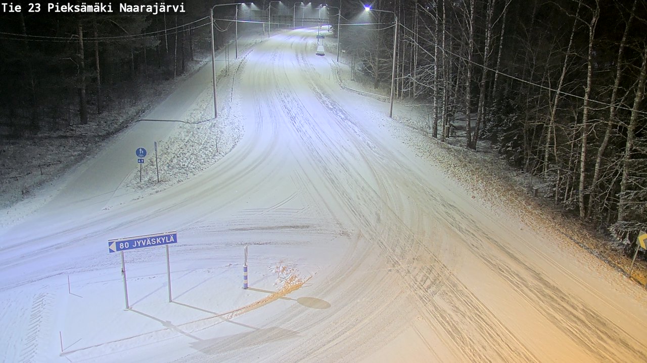 Kelikamerat Kuva Tie 23 Pieksämäki, Naarajärvi, Pieksämäki, Etelä-Savo