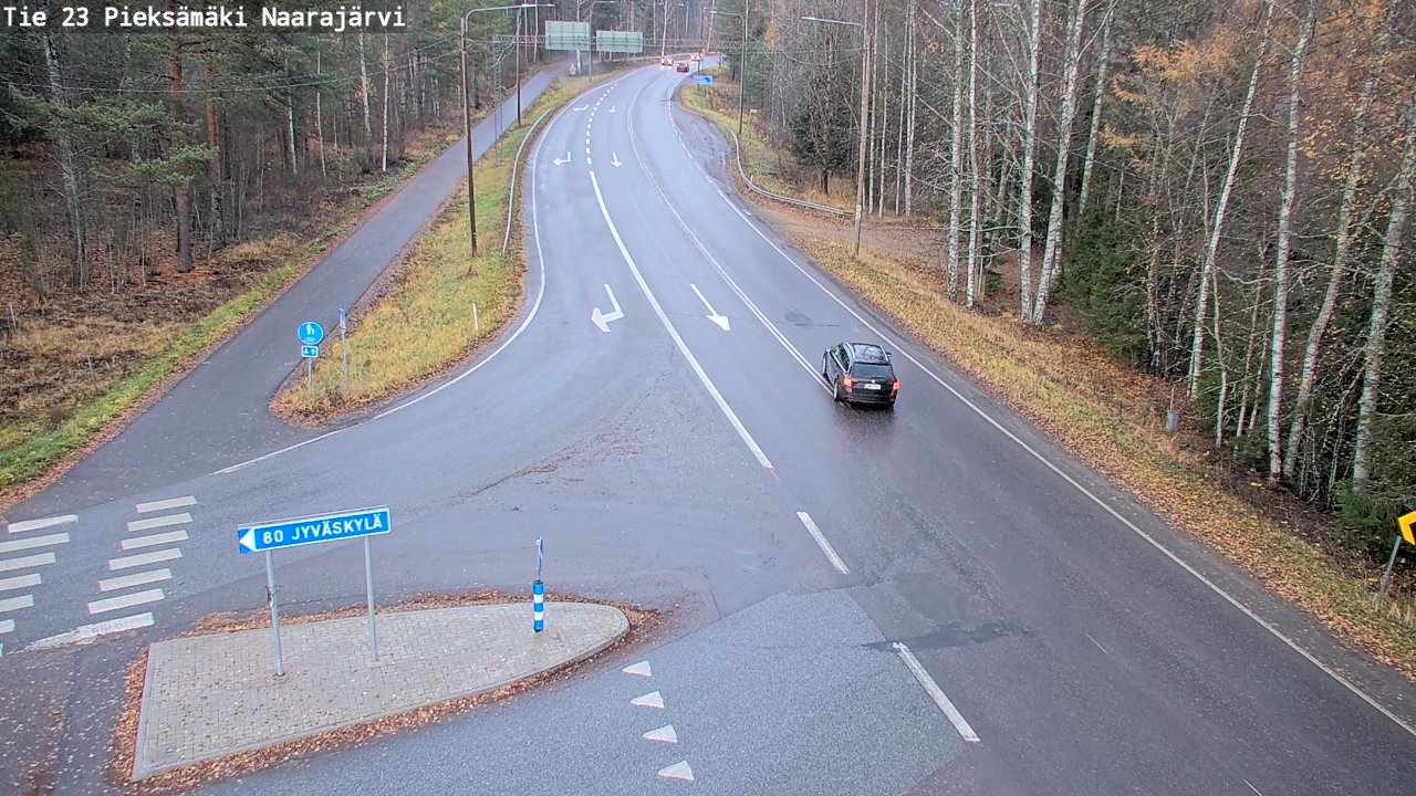 Kelikamerat Kuva Tie 23 Pieksämäki, Naarajärvi, Pieksämäki, Etelä-Savo