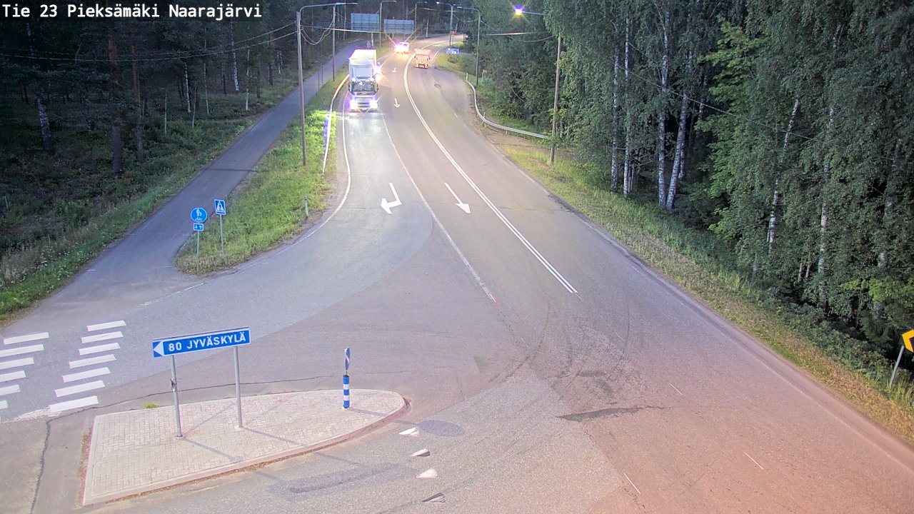Kelikamerat Kuva Tie 23 Pieksämäki, Naarajärvi, Pieksämäki, Etelä-Savo