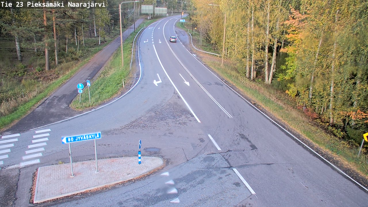 Weather Camera Image Road 23 Pieksämäki, Naarajärvi, Pieksämäki, Etelä-Savo
