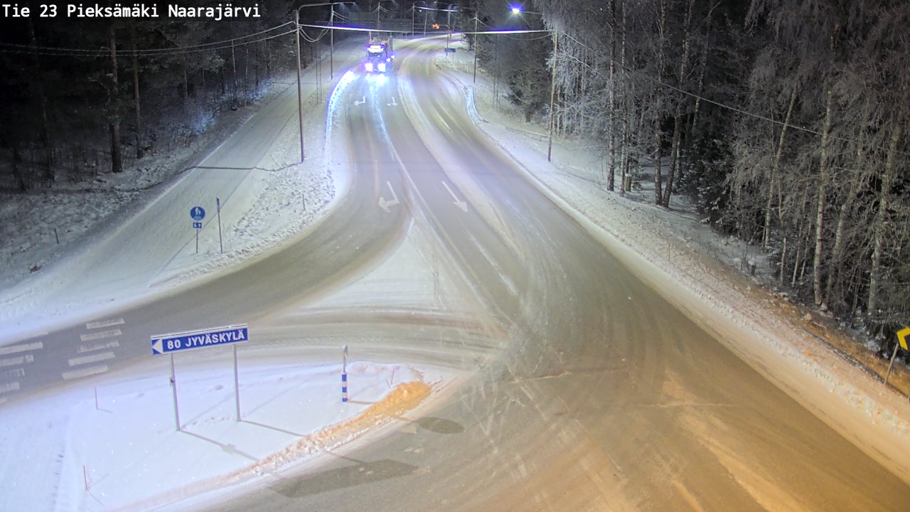 Kelikamerat Kuva Tie 23 Pieksämäki, Naarajärvi, Pieksämäki, Etelä-Savo