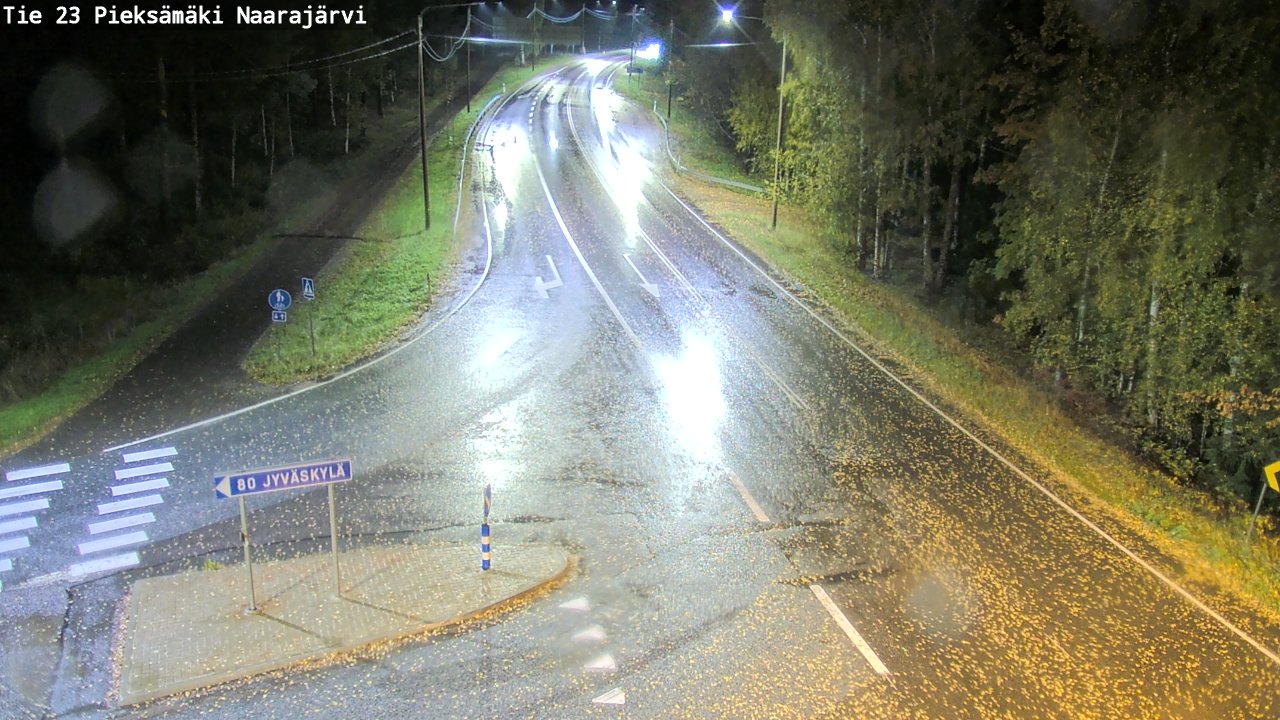 Weather Camera Image Road 23 Pieksämäki, Naarajärvi, Pieksämäki, Etelä-Savo