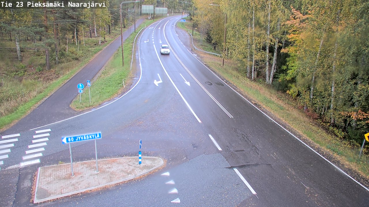 Weather Camera Image Road 23 Pieksämäki, Naarajärvi, Pieksämäki, Etelä-Savo