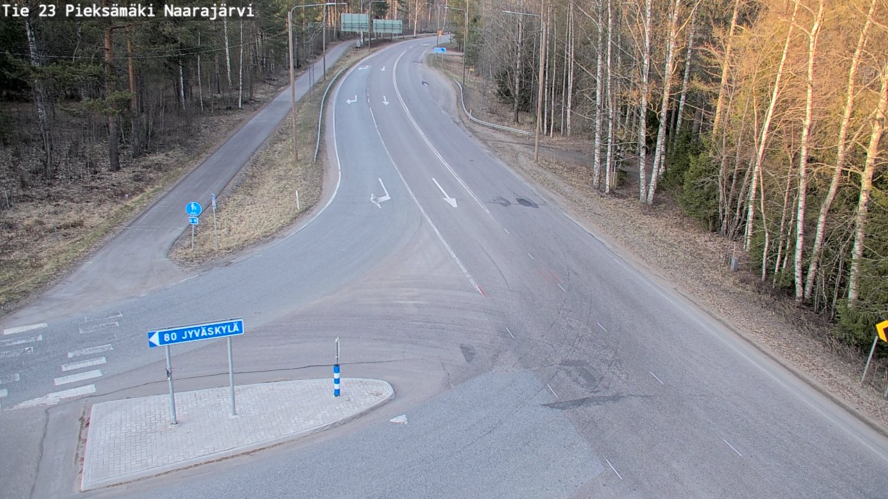 Kelikamerat Kuva Tie 23 Pieksämäki, Naarajärvi, Pieksämäki, Etelä-Savo