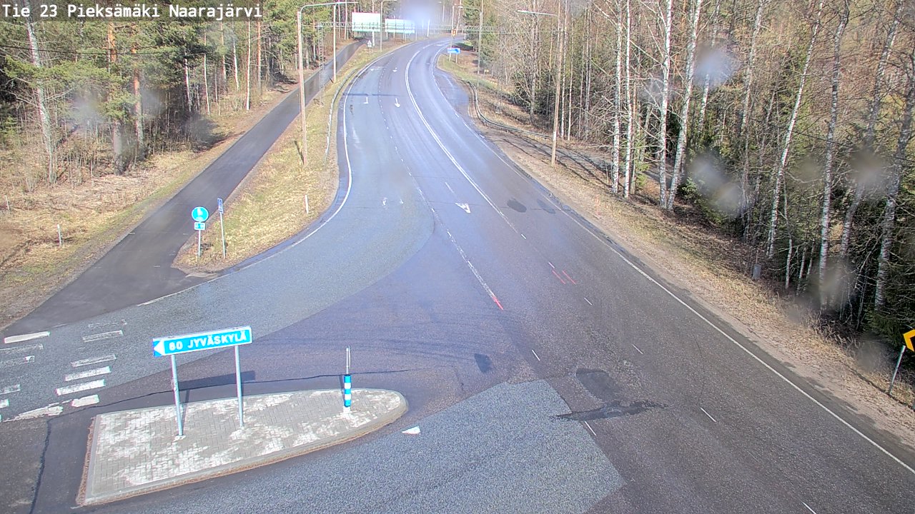 Weather Camera Image Road 23 Pieksämäki, Naarajärvi, Pieksämäki, Etelä-Savo