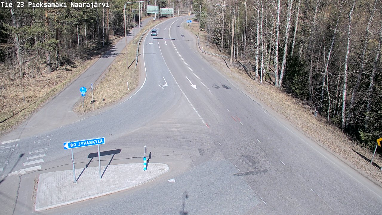 Kelikamerat Kuva Tie 23 Pieksämäki, Naarajärvi, Pieksämäki, Etelä-Savo