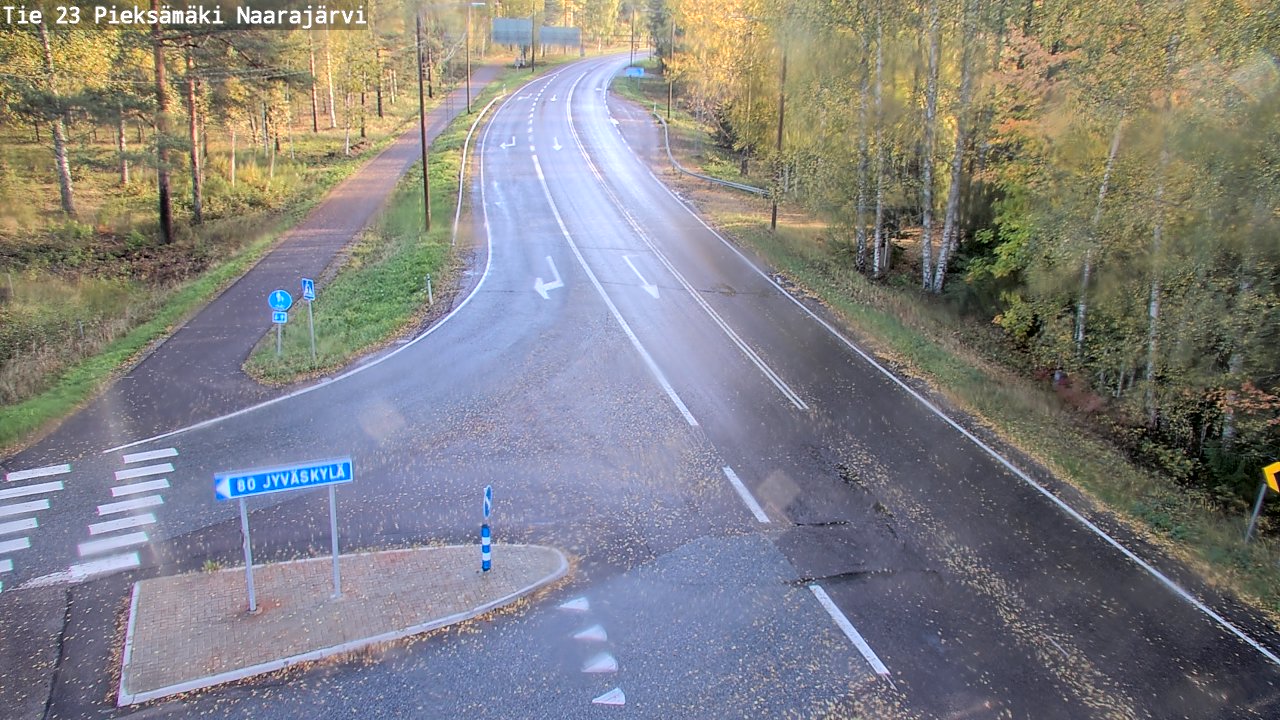 Weather Camera Image Road 23 Pieksämäki, Naarajärvi, Pieksämäki, Etelä-Savo