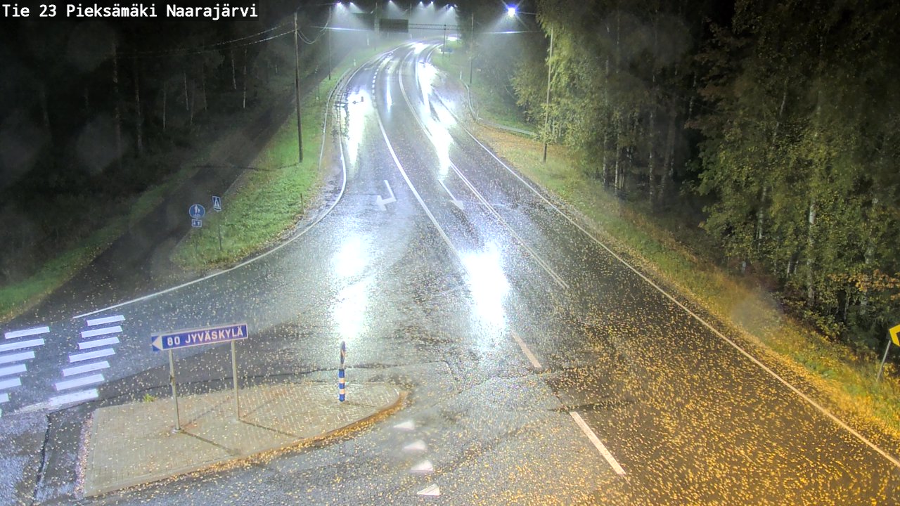 Weather Camera Image Road 23 Pieksämäki, Naarajärvi, Pieksämäki, Etelä-Savo