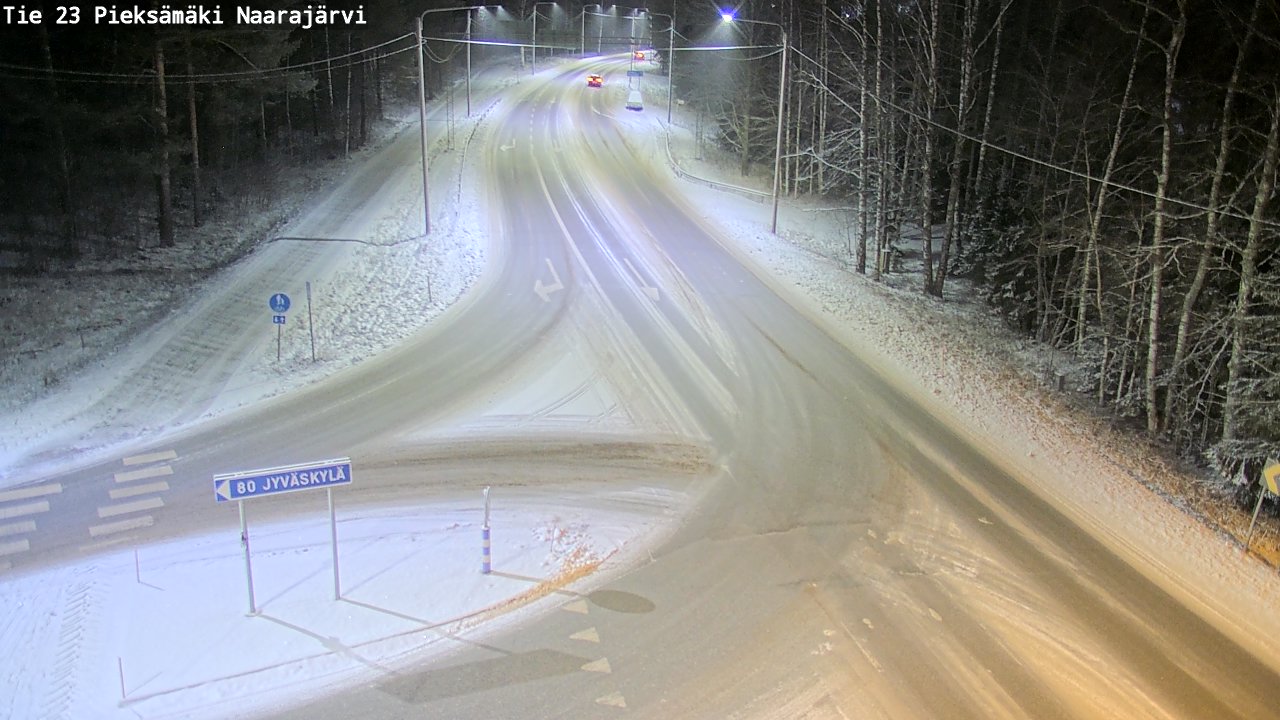 Kelikamerat Kuva Tie 23 Pieksämäki, Naarajärvi, Pieksämäki, Etelä-Savo