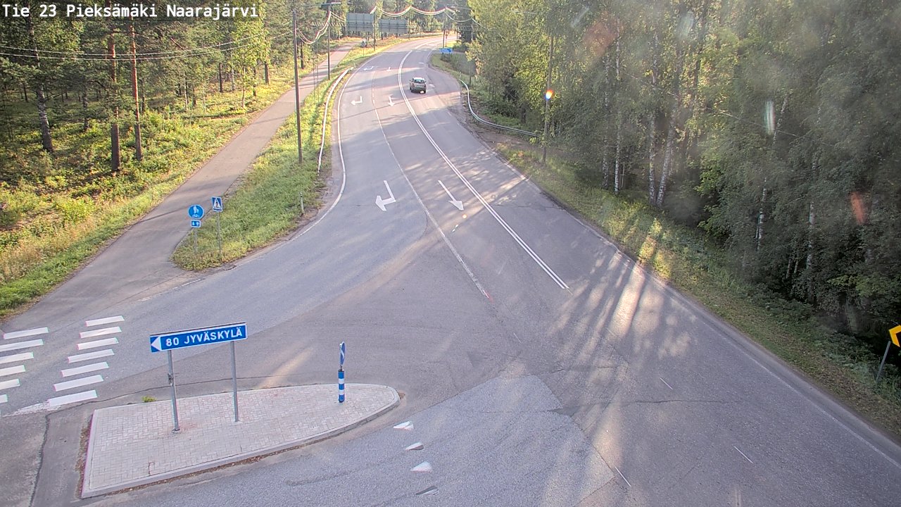 Weather Camera Image Väg 23 Pieksämäki, Naarajärvi, Pieksämäki, Etelä-Savo