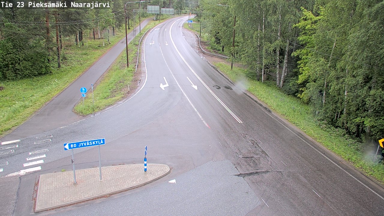 Weather Camera Image Road 23 Pieksämäki, Naarajärvi, Pieksämäki, Etelä-Savo