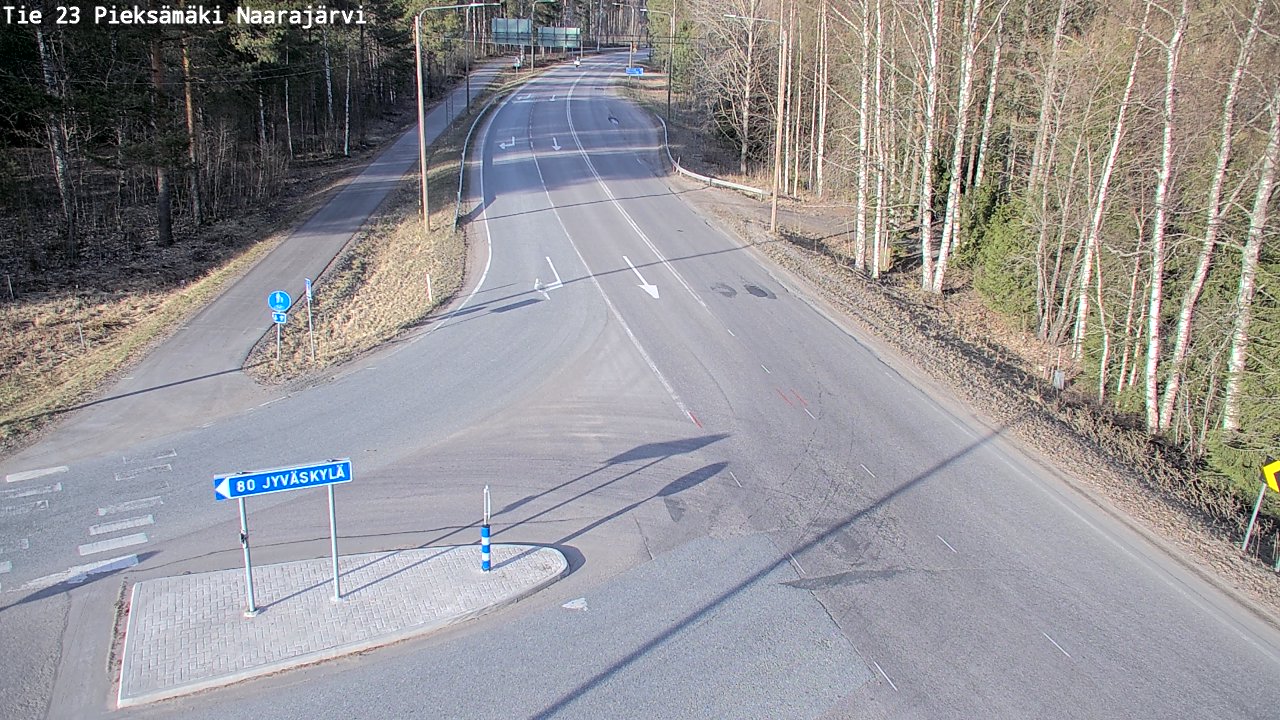 Kelikamerat Kuva Tie 23 Pieksämäki, Naarajärvi, Pieksämäki, Etelä-Savo
