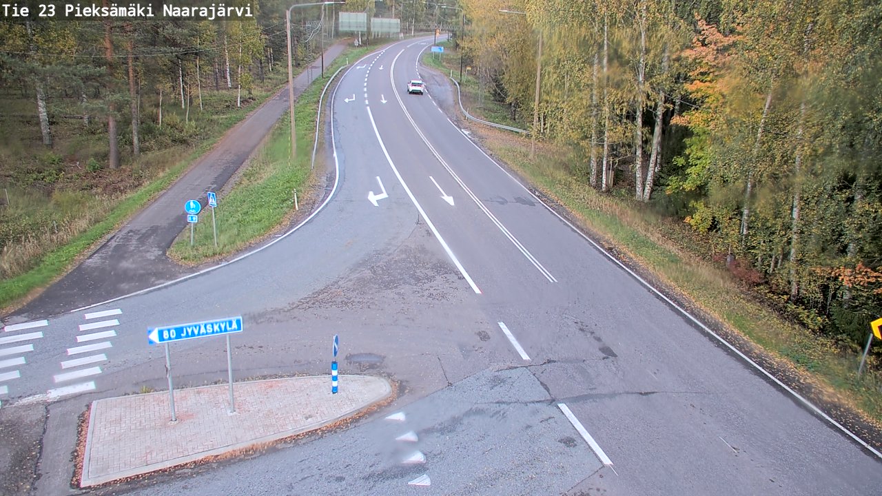 Weather Camera Image Road 23 Pieksämäki, Naarajärvi, Pieksämäki, Etelä-Savo