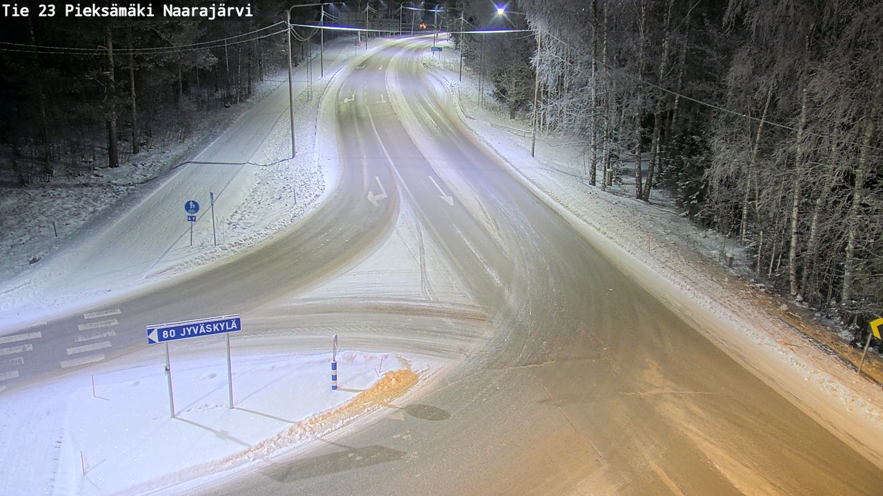 Kelikamerat Kuva Tie 23 Pieksämäki, Naarajärvi, Pieksämäki, Etelä-Savo