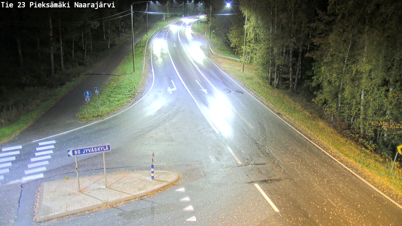 Weather Camera Image Road 23 Pieksämäki, Naarajärvi, Pieksämäki, Etelä-Savo