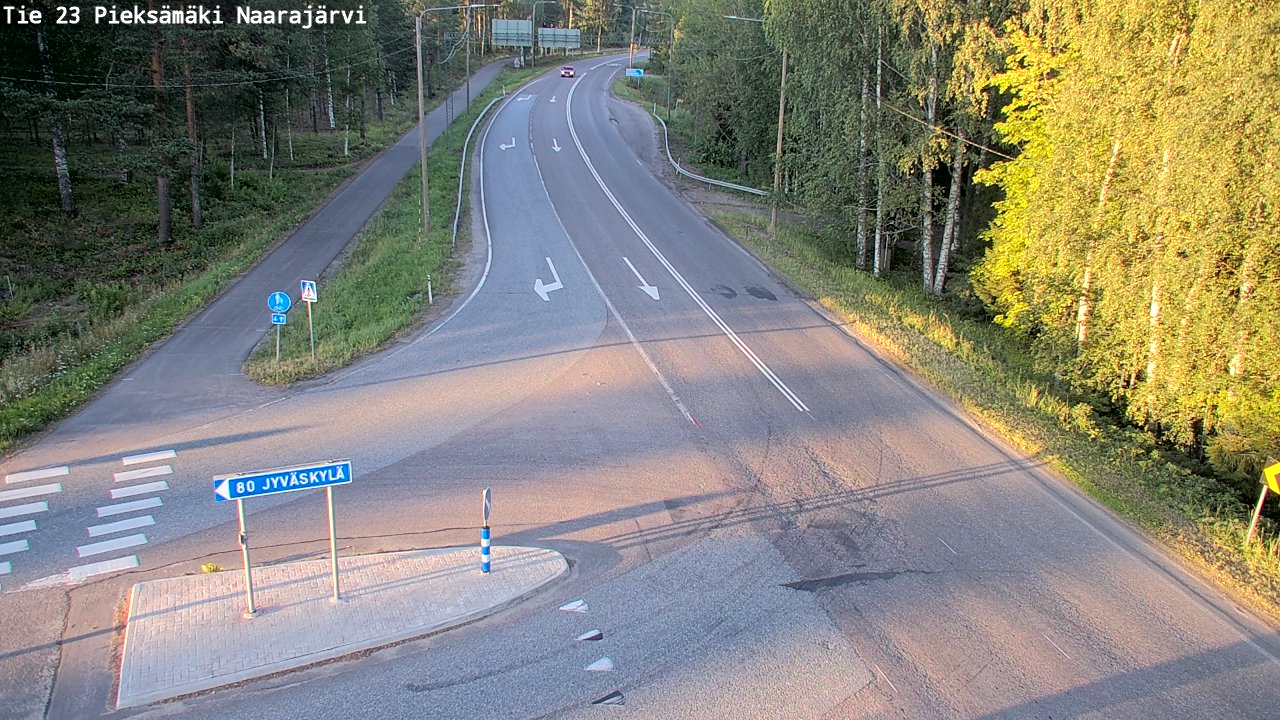 Kelikamerat Kuva Tie 23 Pieksämäki, Naarajärvi, Pieksämäki, Etelä-Savo