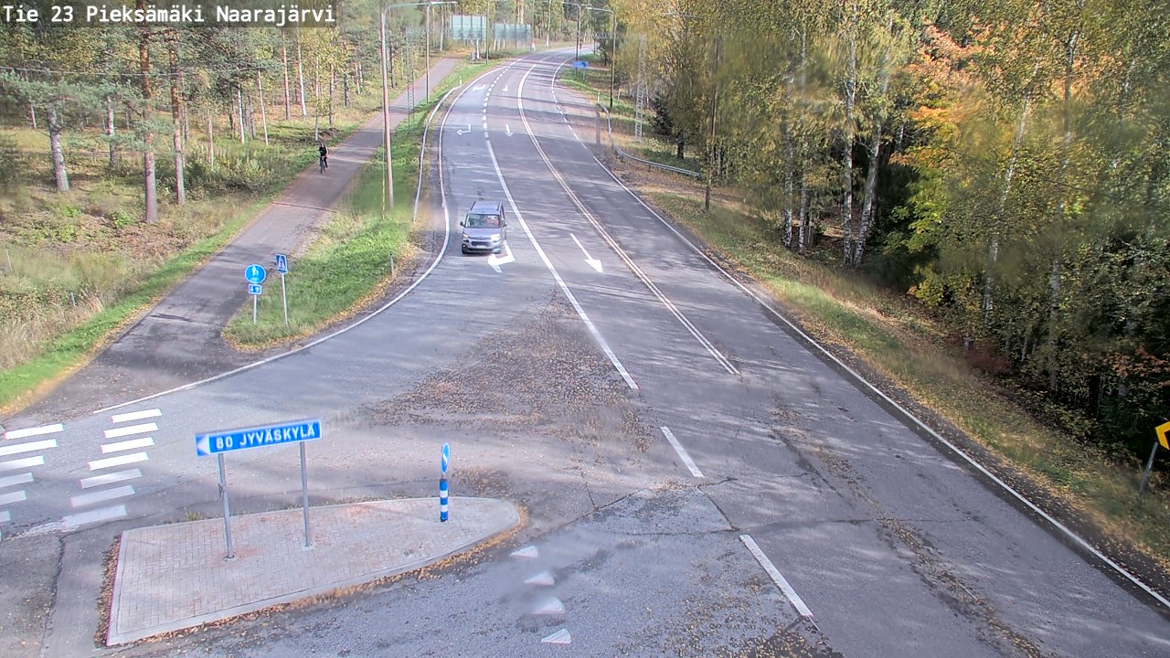 Weather Camera Image Väg 23 Pieksämäki, Naarajärvi, Pieksämäki, Etelä-Savo