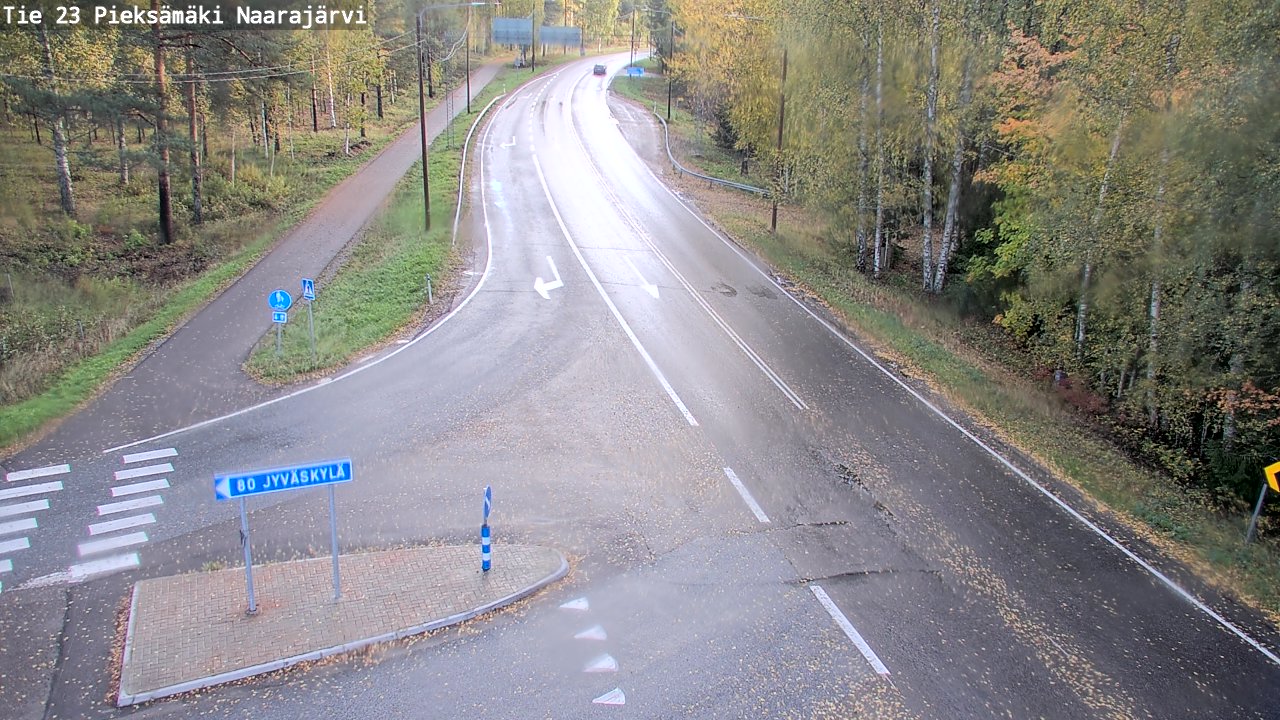 Weather Camera Image Road 23 Pieksämäki, Naarajärvi, Pieksämäki, Etelä-Savo