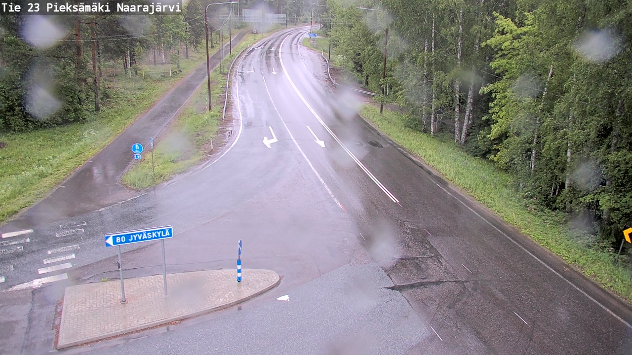Kelikamerat Kuva Tie 23 Pieksämäki, Naarajärvi, Pieksämäki, Etelä-Savo