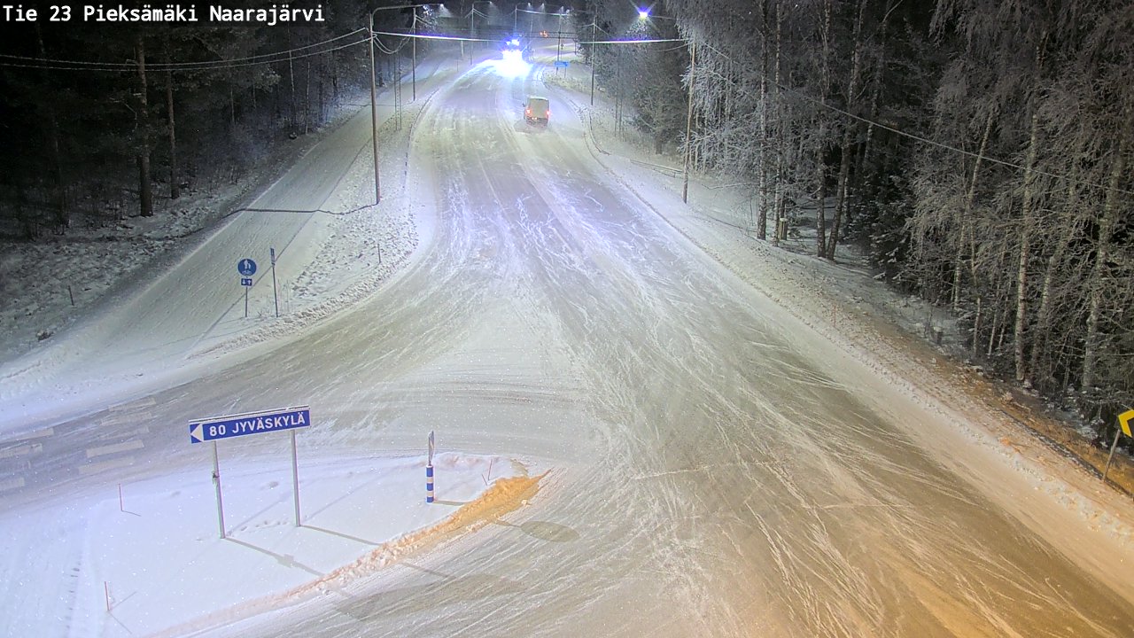 Kelikamerat Kuva Tie 23 Pieksämäki, Naarajärvi, Pieksämäki, Etelä-Savo