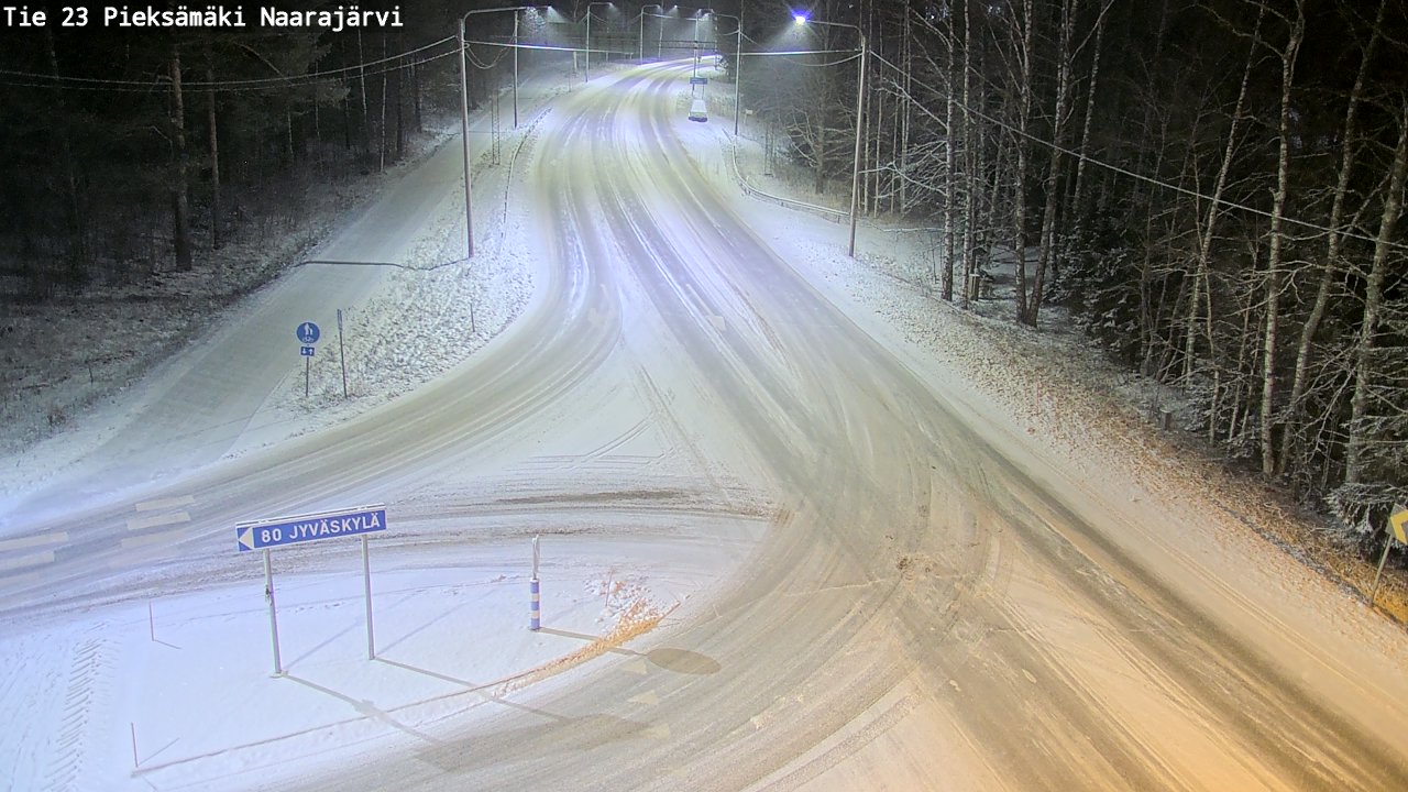 Kelikamerat Kuva Tie 23 Pieksämäki, Naarajärvi, Pieksämäki, Etelä-Savo