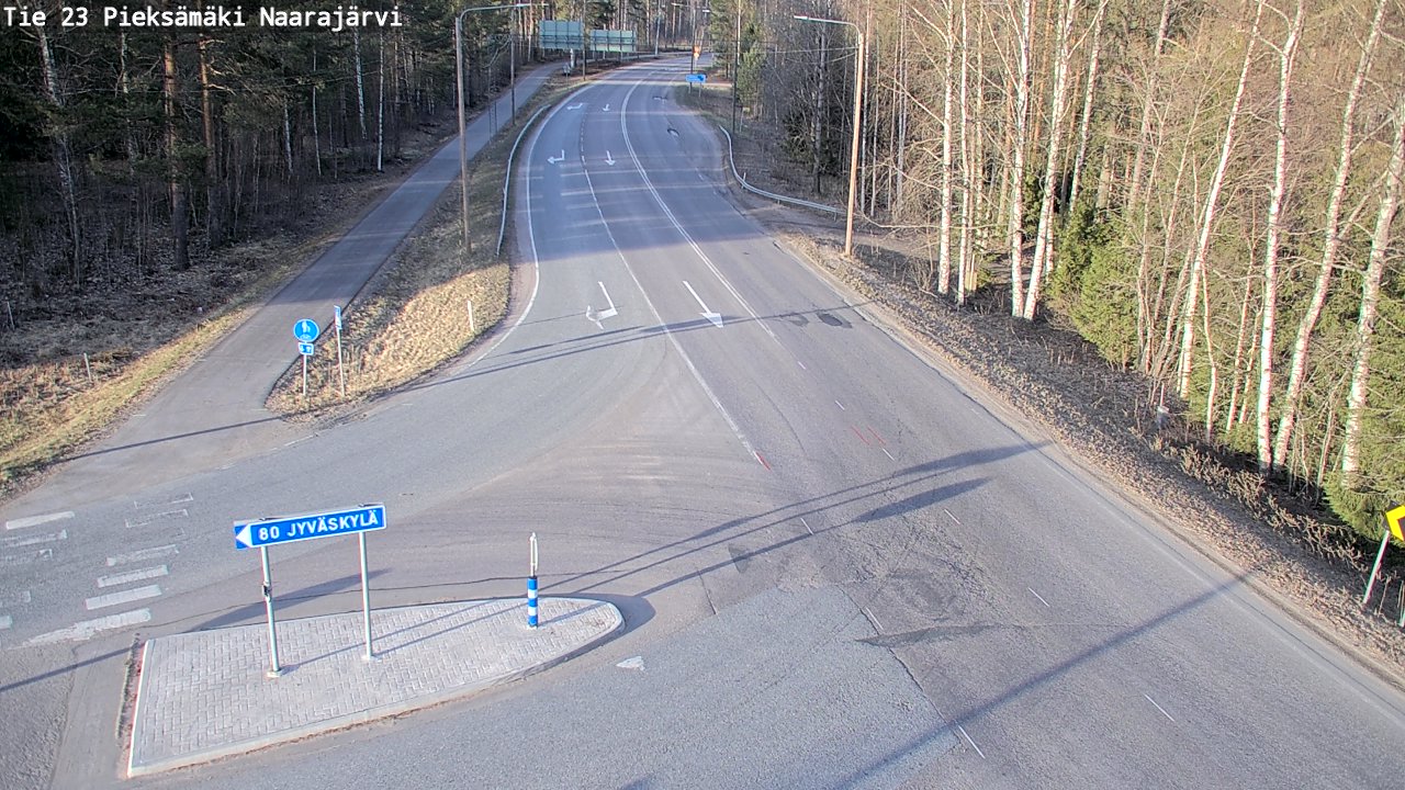 Kelikamerat Kuva Tie 23 Pieksämäki, Naarajärvi, Pieksämäki, Etelä-Savo