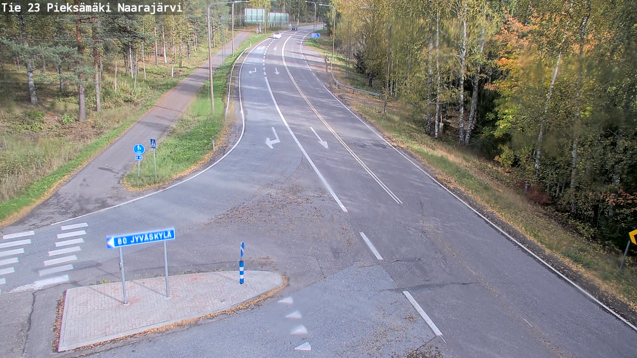 Weather Camera Image Road 23 Pieksämäki, Naarajärvi, Pieksämäki, Etelä-Savo