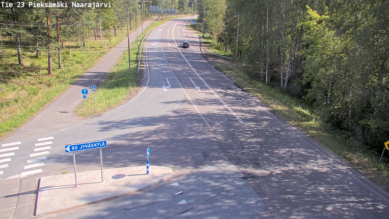 Kelikamerat Kuva Tie 23 Pieksämäki, Naarajärvi, Pieksämäki, Etelä-Savo