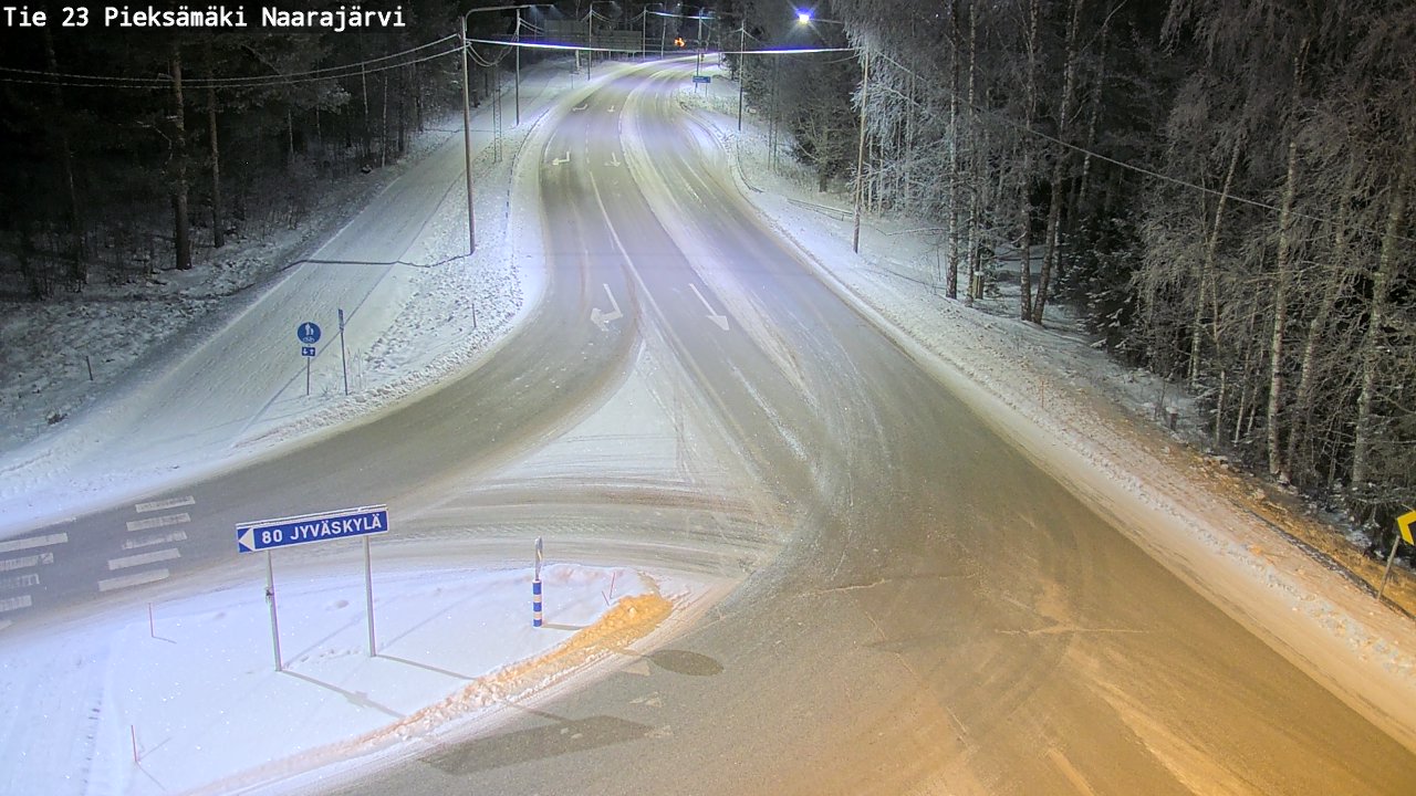 Kelikamerat Kuva Tie 23 Pieksämäki, Naarajärvi, Pieksämäki, Etelä-Savo