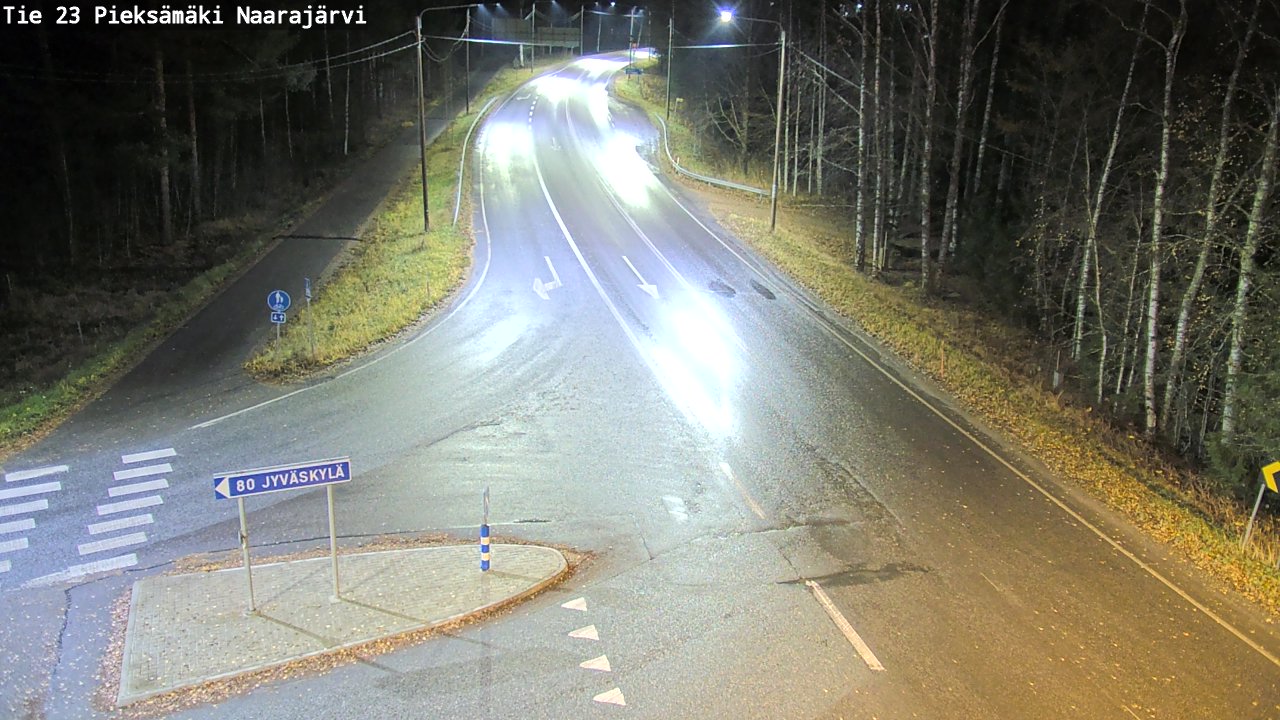 Kelikamerat Kuva Tie 23 Pieksämäki, Naarajärvi, Pieksämäki, Etelä-Savo