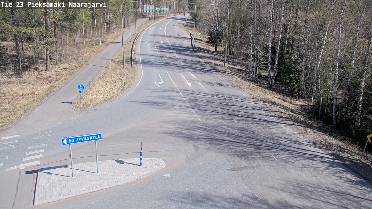 Kelikamerat Kuva Tie 23 Pieksämäki, Naarajärvi, Pieksämäki, Etelä-Savo