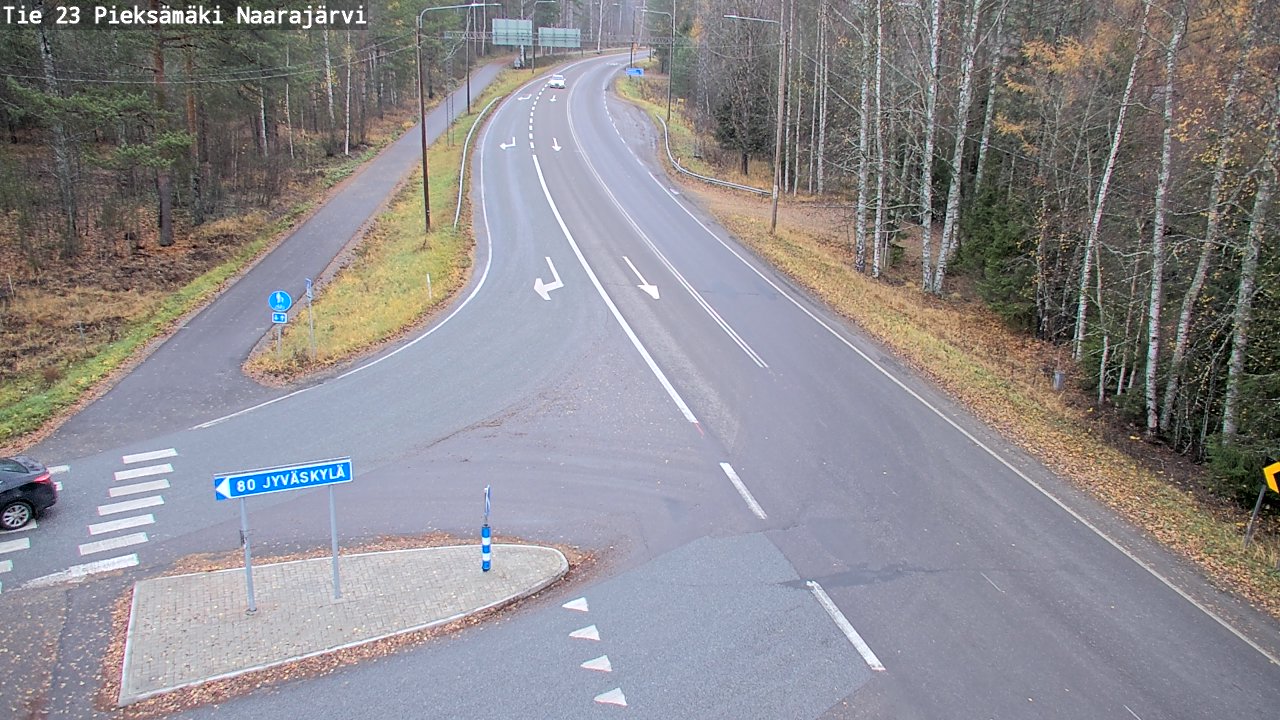 Kelikamerat Kuva Tie 23 Pieksämäki, Naarajärvi, Pieksämäki, Etelä-Savo