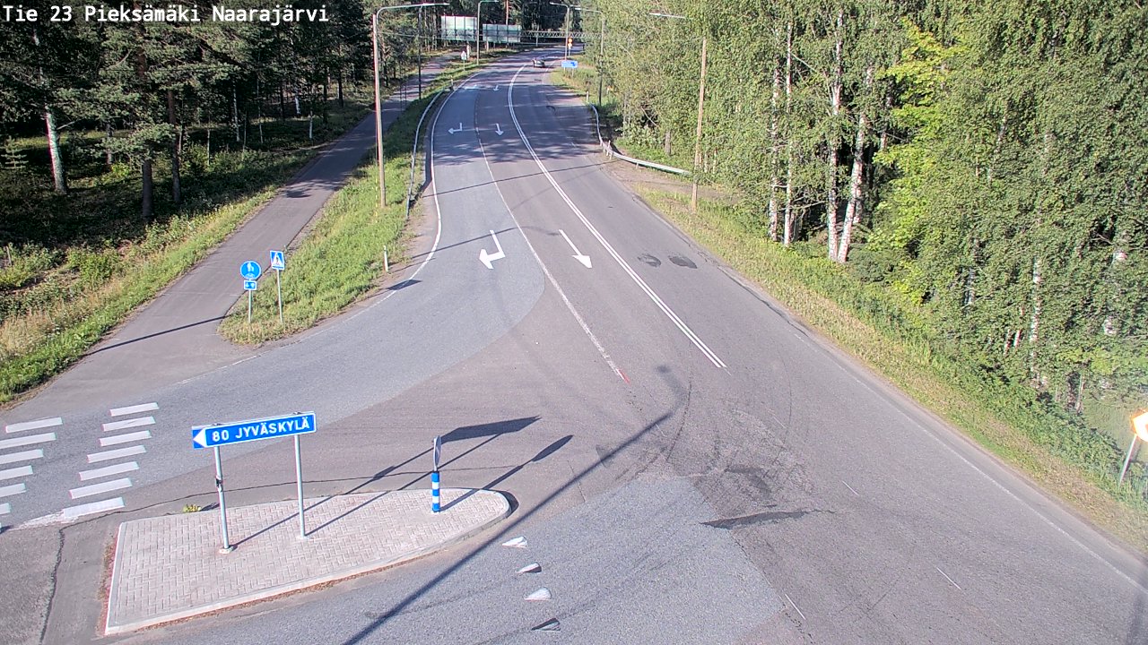 Kelikamerat Kuva Tie 23 Pieksämäki, Naarajärvi, Pieksämäki, Etelä-Savo