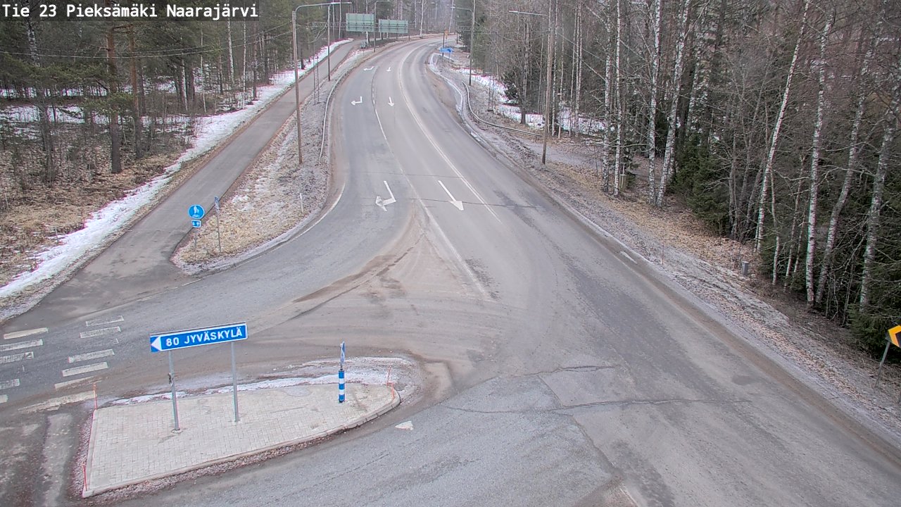 Kelikamerat Kuva Tie 23 Pieksämäki, Naarajärvi, Pieksämäki, Etelä-Savo